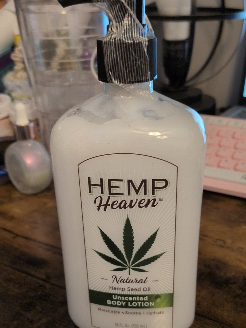 Unscented White Body Lotion - Natural Hemp Seed Oil